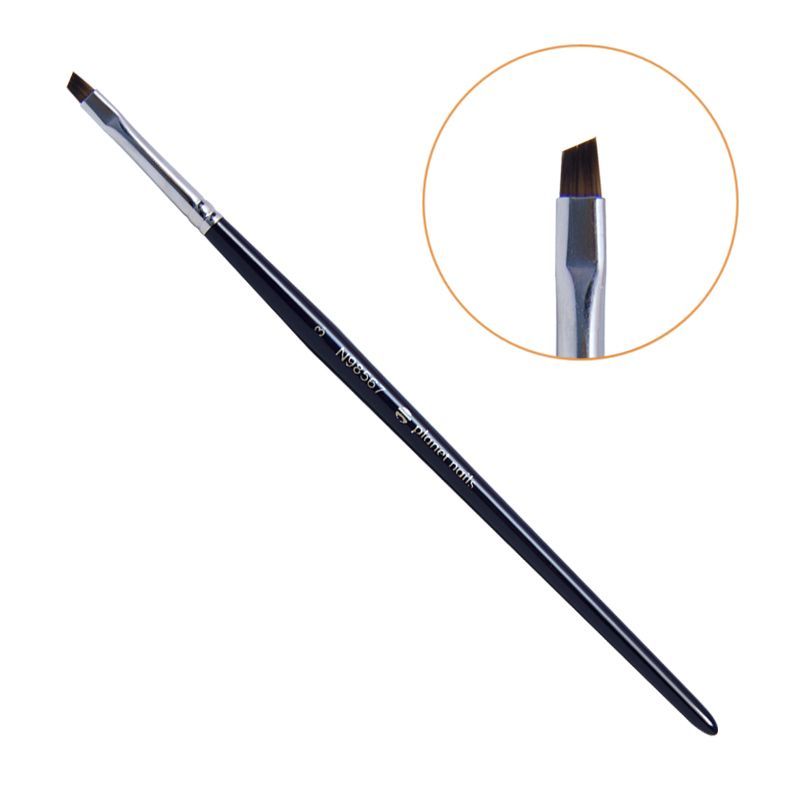 Кисть для китайской росписи скошенная мягкая №98567-3 21433 (PLANET NAIL)