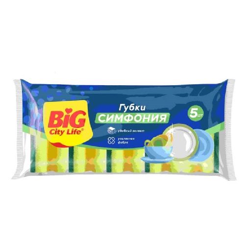 губки симфония 5шт