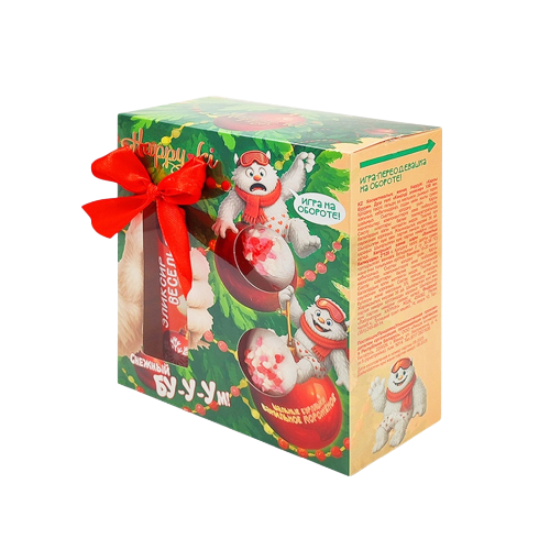 Соль д_ванн НАБОР_2 _Happiki_ Снежный бум кар_п 390г