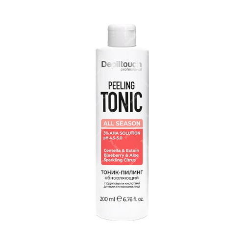 FACE PRO Тоник-пилинг обновляющий с фруктовыми кислотами для всех типов кожи лица, 200 мл (87166)-Photoroom