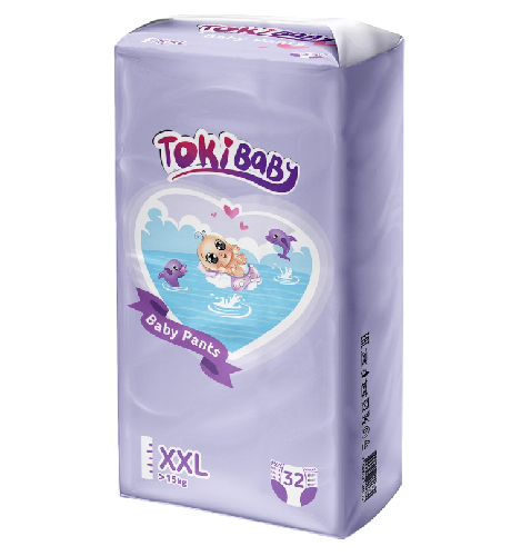TokiBaby   XXL 32 шт-Photoroom