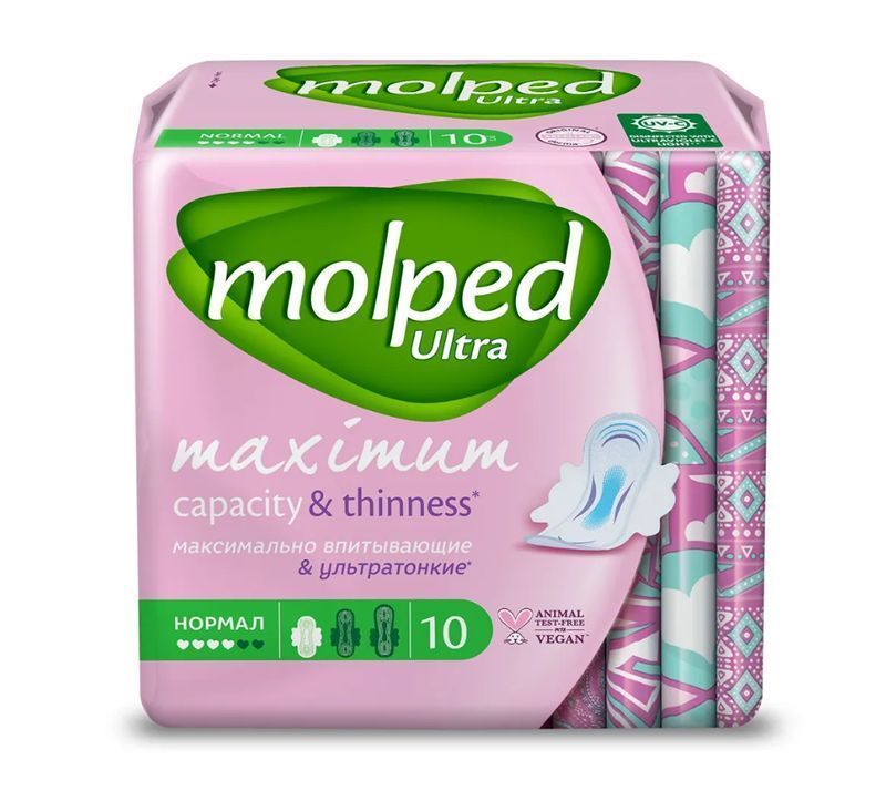 MOLPED ULTRA Прокладки нормал (10шт)