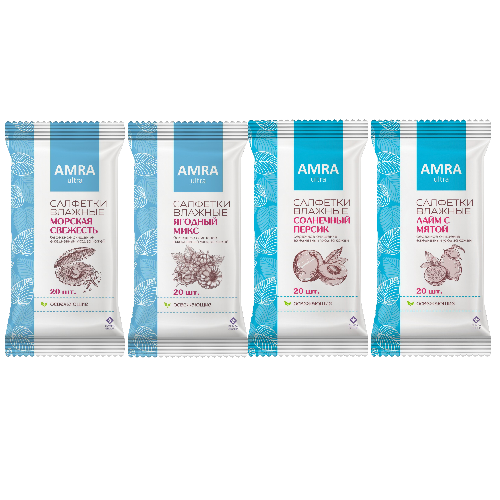 салфетки amra 20 шт.