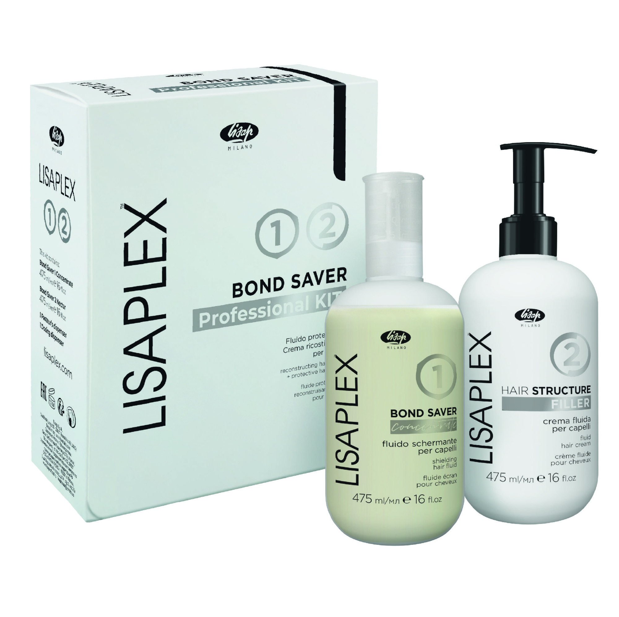 LISAPLEX   Набор Lisaplex -Экранирующая жидкость (1шт), Жидкий крем (1шт) 2х475мл (190195000)